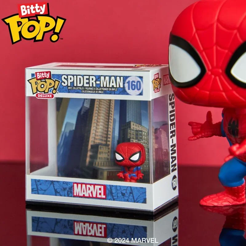 Pop Funko Bitty Pop! Deluxe Spider-Man (Cityscape) - görsel 2