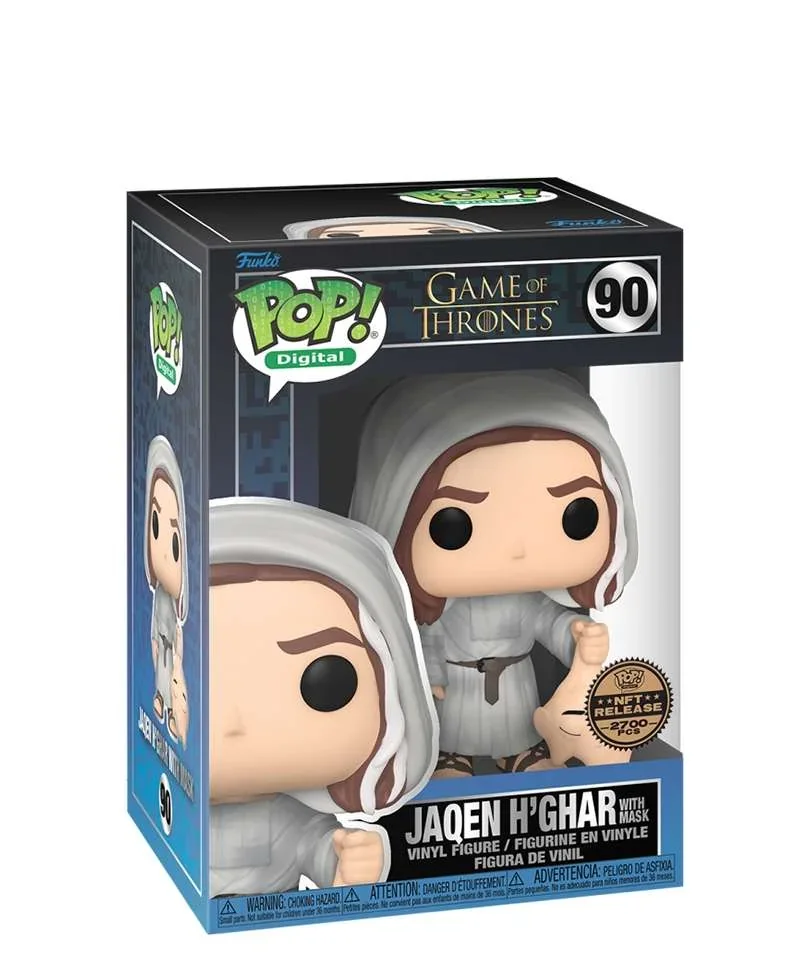 Pop Funko NFT Jaqen H'Ghar With Mask 90