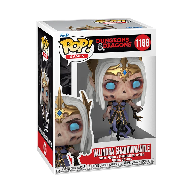 Pop! Dungeons & Dragons Valindra Shadowmantle 1168 Funko