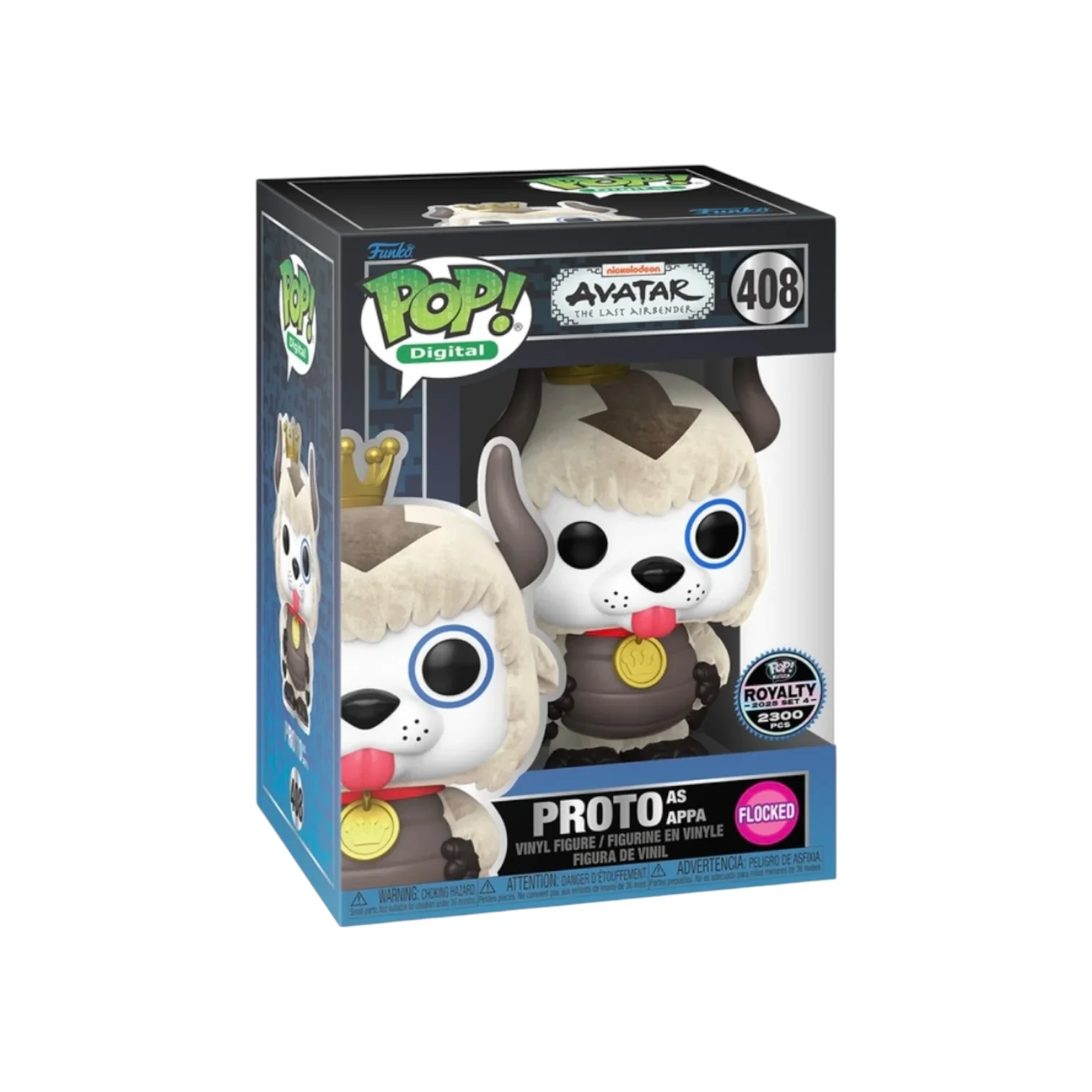 Pop! Funko Avatar Proto as Appa 408 Flocked NFT