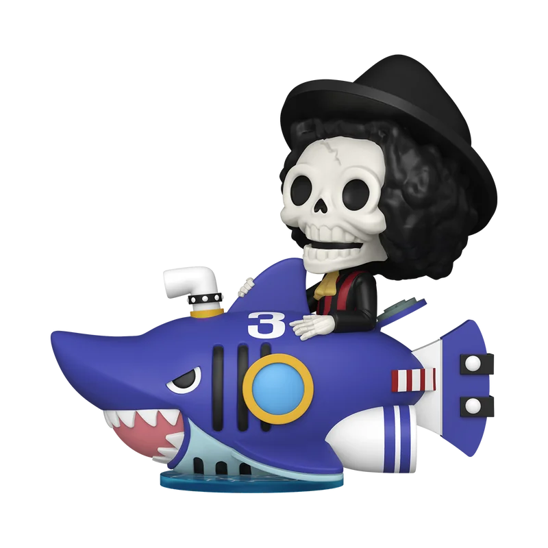 Pop! Funko One Piece Pop! Rides Deluxe Brook with Shark Submerge 141 - görsel 2