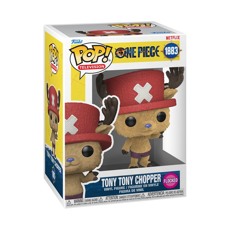Pop! Tony Tony Chopper (Flocked) (Live Action) 1883