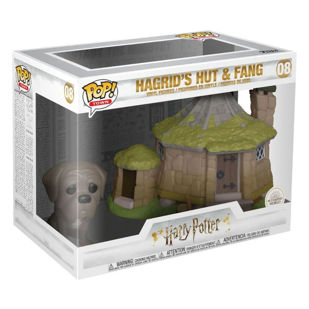 Pop! Town Harry Potter Hagrid's Hut & Fang 08