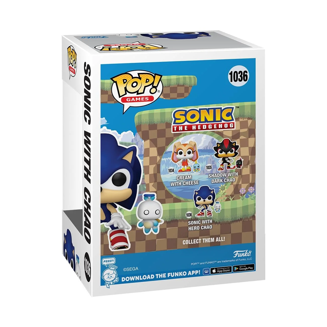 Pop! & Buddy Sonic with Chao Funko Figure - görsel 3