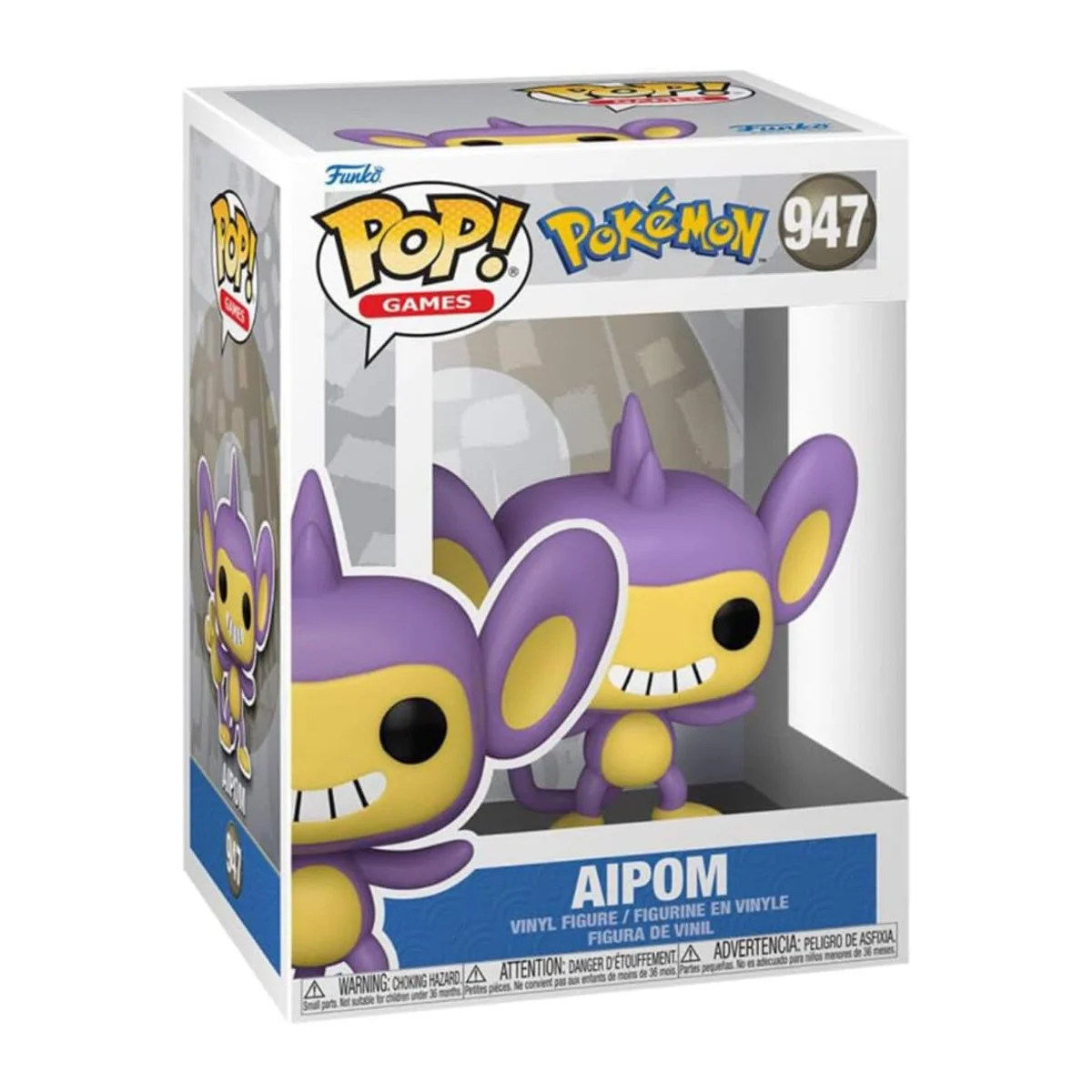 Funko Pop Games Pokemon Aipom (Flocked) Special Edition #947