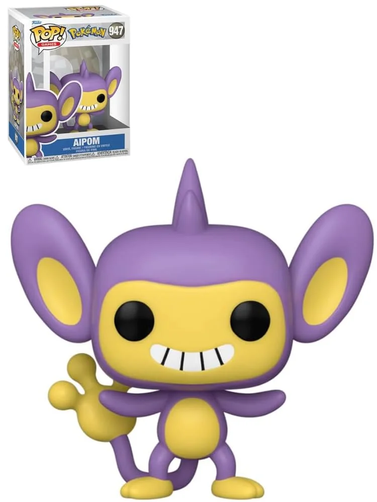 Funko Pop Games Pokemon Aipom (Flocked) Special Edition #947 - görsel 3