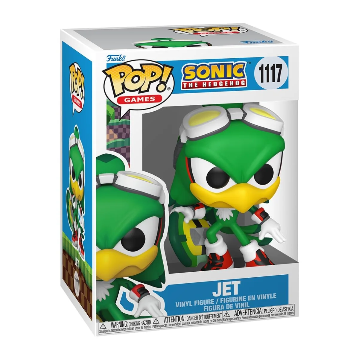 Funko POP Games: Sonic - Jet the Hawk with Board