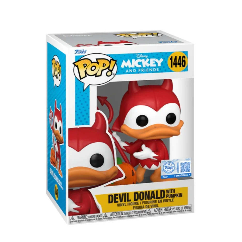 Funko POP Disney Devil Donald with Pumpkin Special Edition - görsel 2