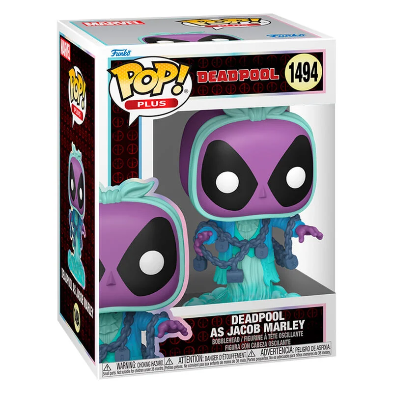 Funko POP Plus Marvel: Deadpool Lit Classics - Deadpool as Jacob Marley - görsel 2