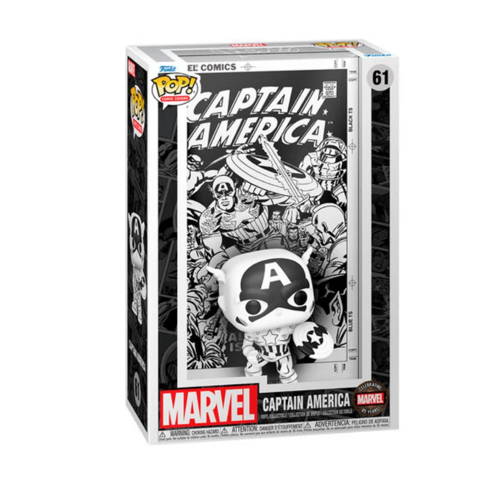 Funko Pop Comic Covers Marvel's 85th - Captain America No:61 - görsel 2