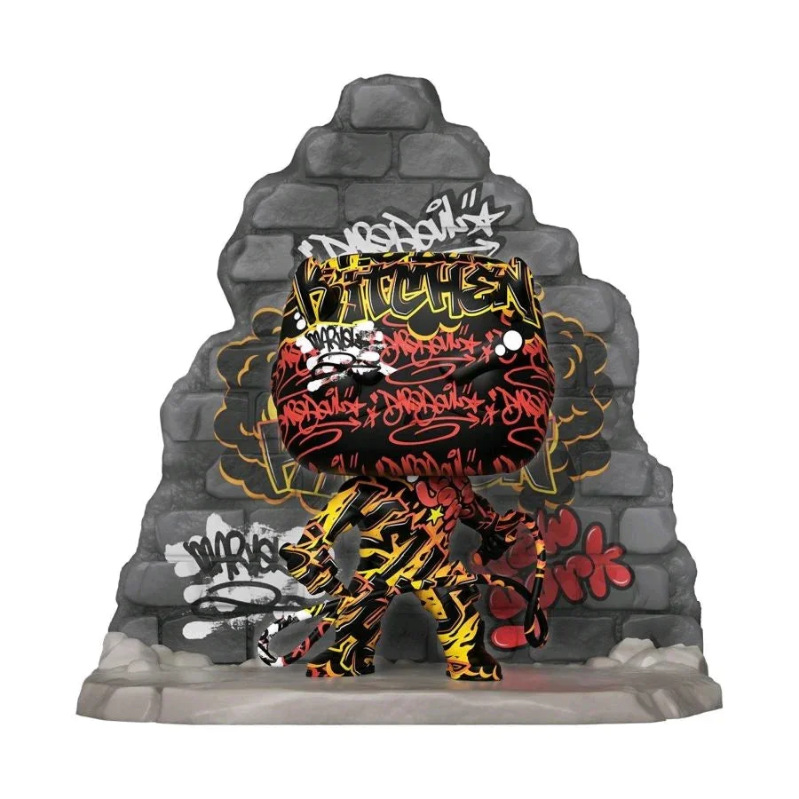 Funko Pop Deluxe Marvel Daredevil Street Art Collection Special Edition No:704 Bobble-Head