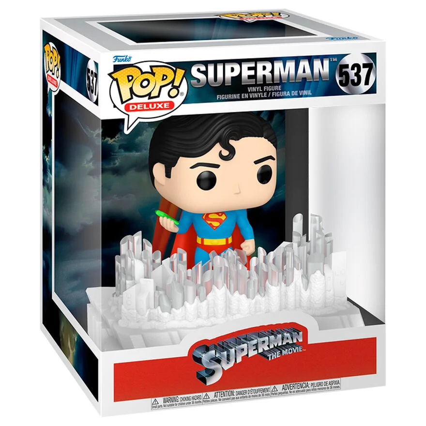 Funko Pop DC Deluxe: Superman with Crystal (1978) - görsel 2