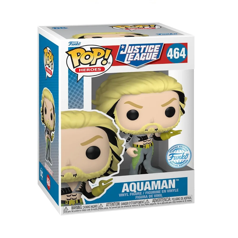 Funko Pop Heroes Dc Justice League - Aquaman Special Edition - görsel 2