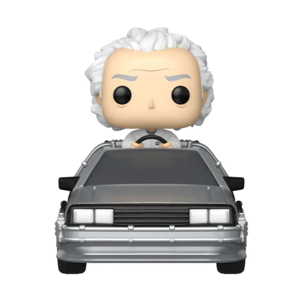 Funko Pop! Rides Deluxe Back to the Future Doc with Time Machine