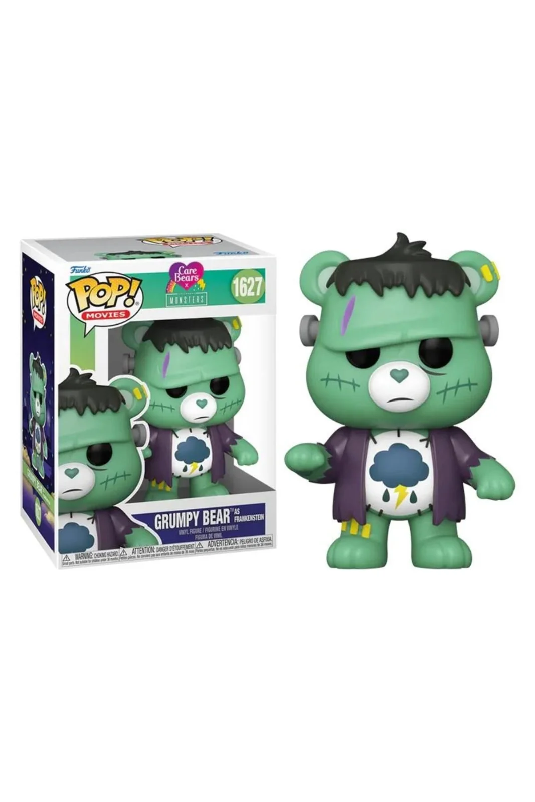 Funko Pop Care Bears x Universal Monsters Grumpy Bear as Frankenstein #1627