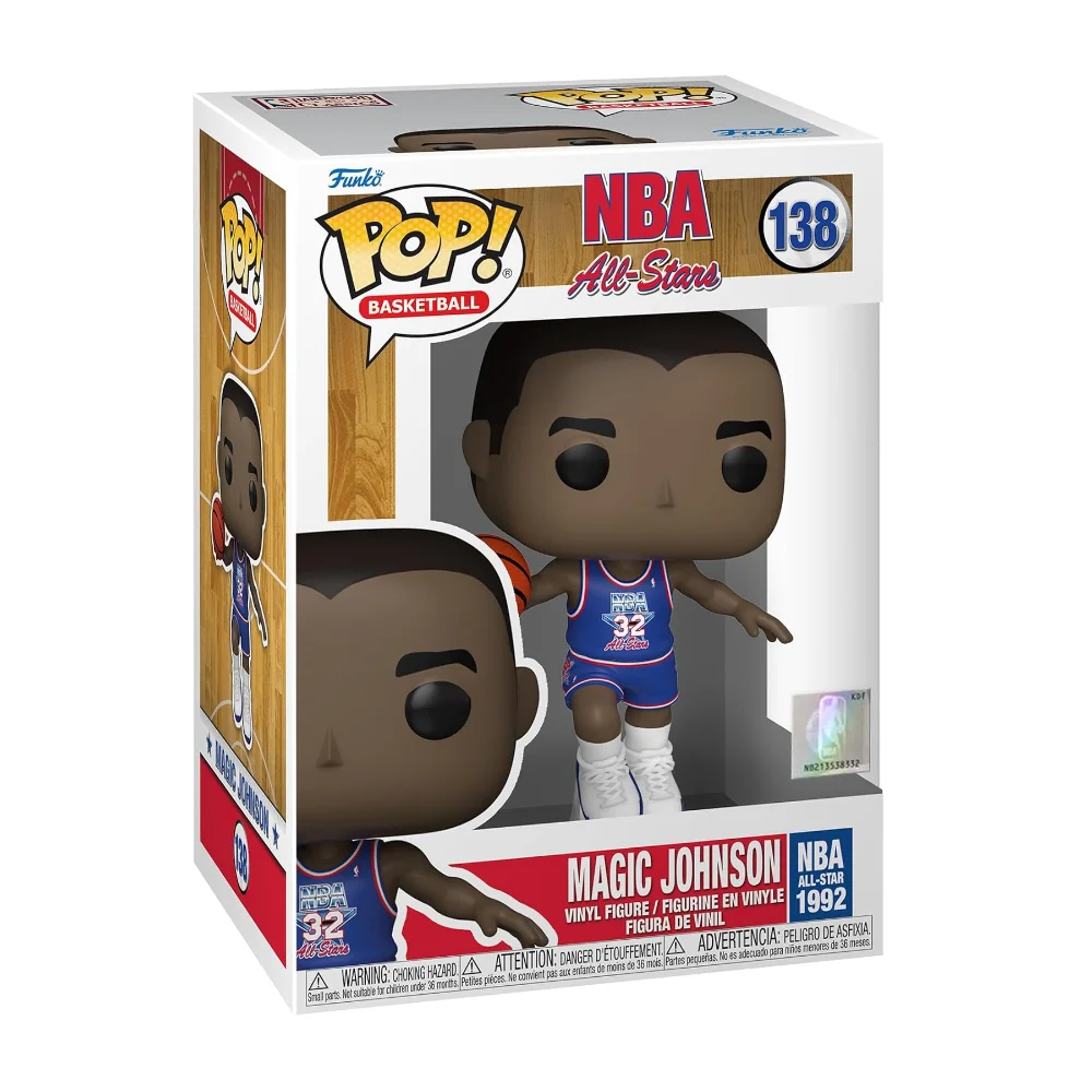 Funko Pop Basketball NBA All-Stars Magic Johnson 138 - görsel 2