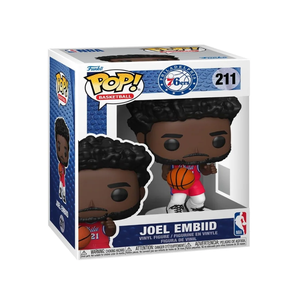 Funko Pop! NBA 76ers Joel Embiid Vinil Koleksiyon Figürü - görsel 2