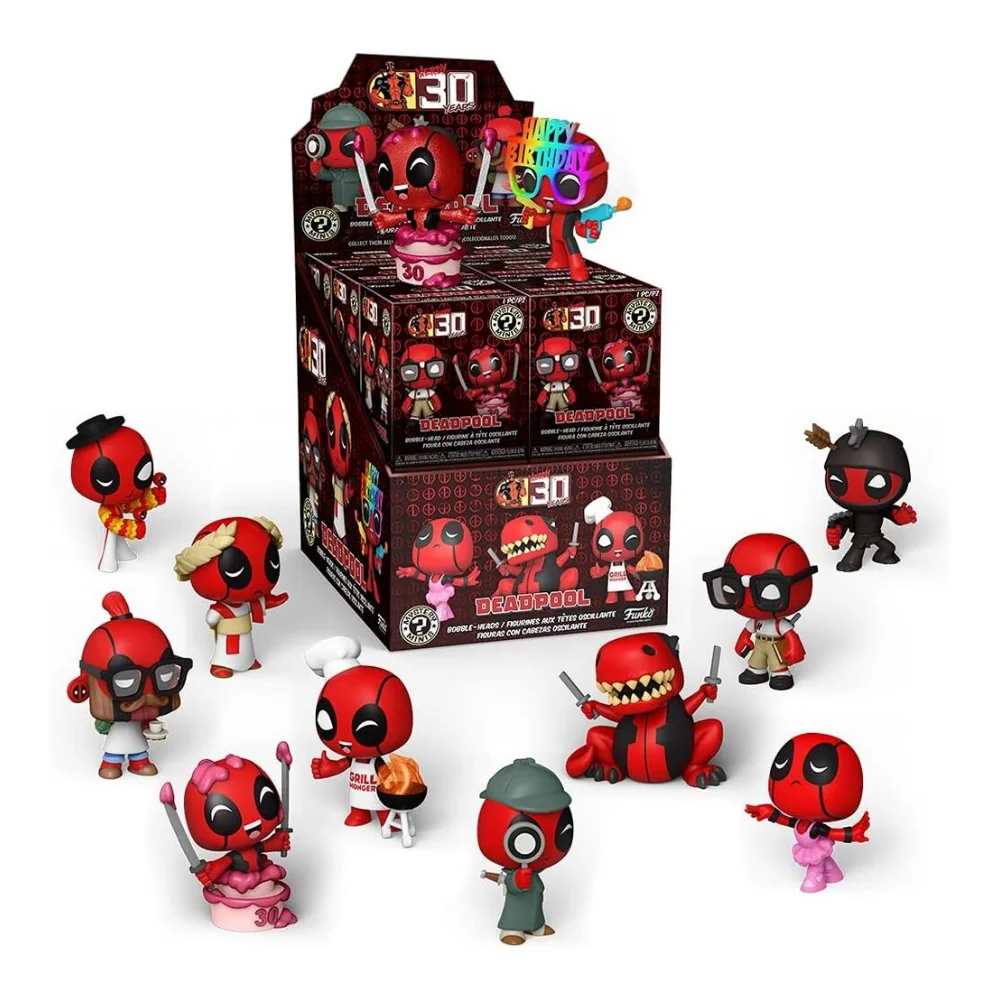 Funko Mystery Minis Deadpool 30th Years Bobble-Head