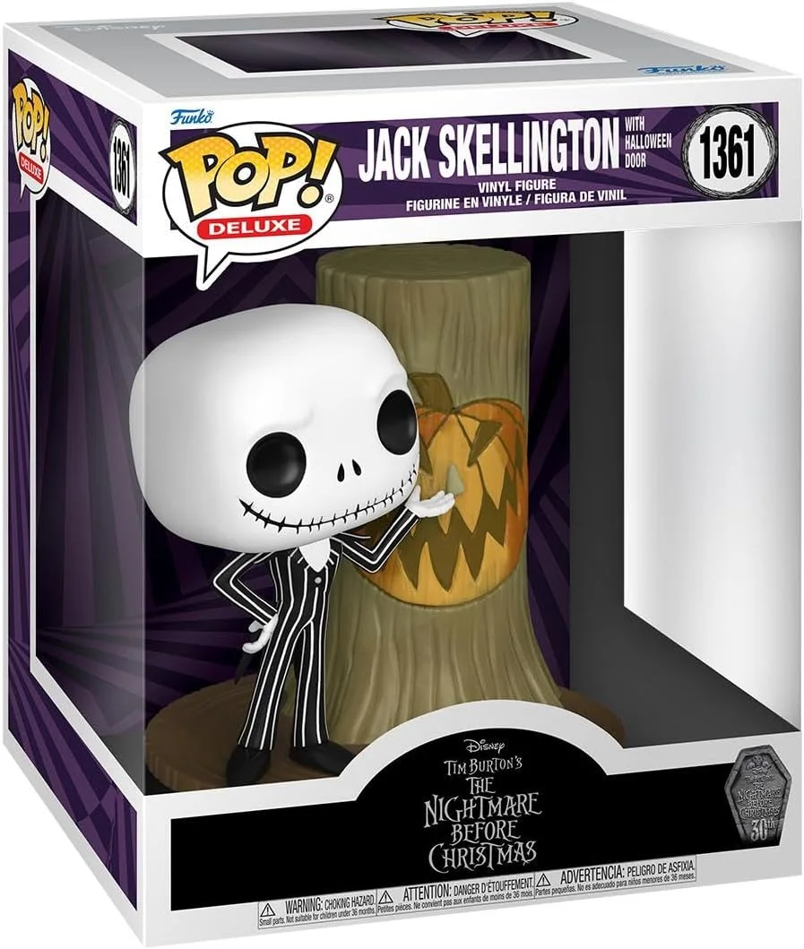 Funko POP Deluxe Disney The Nightmare Before Christmas 30th Jack with Halloween Door