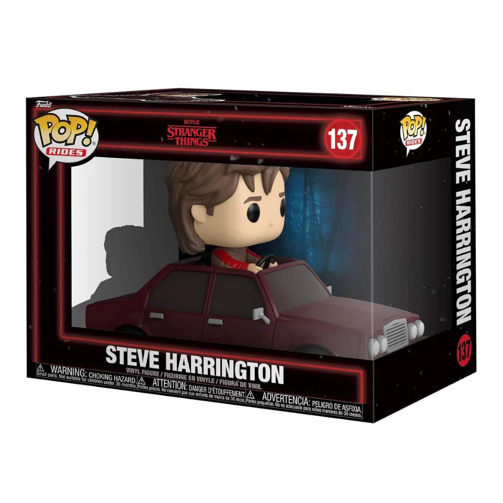 Funko POP Rides Deluxe Stranger Things Steve Rides Vinyl Figure - görsel 2