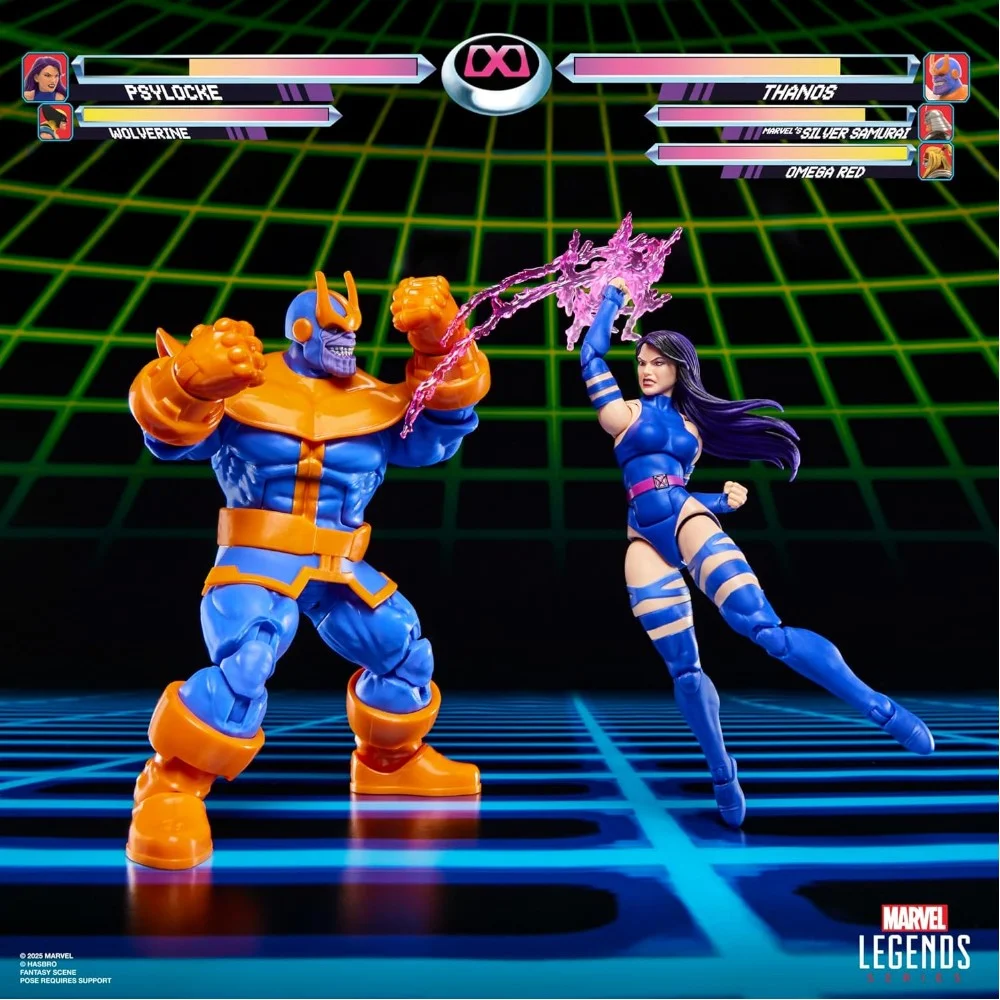Marvel Legends Gamerverse Psylocke vs Thanos Figür Seti (2'li)