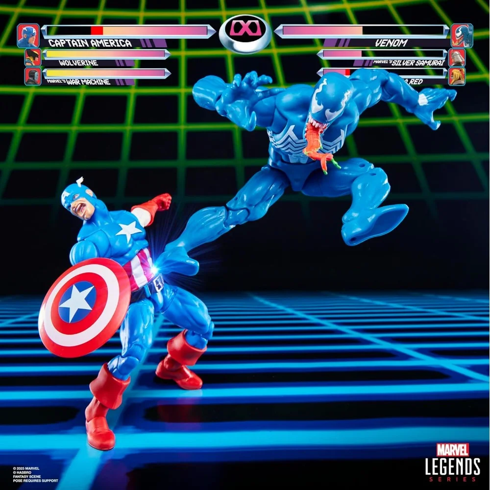 Marvel Legends Gamerverse Captain America vs Venom 2-Pack 15 cm Hasbro - görsel 2