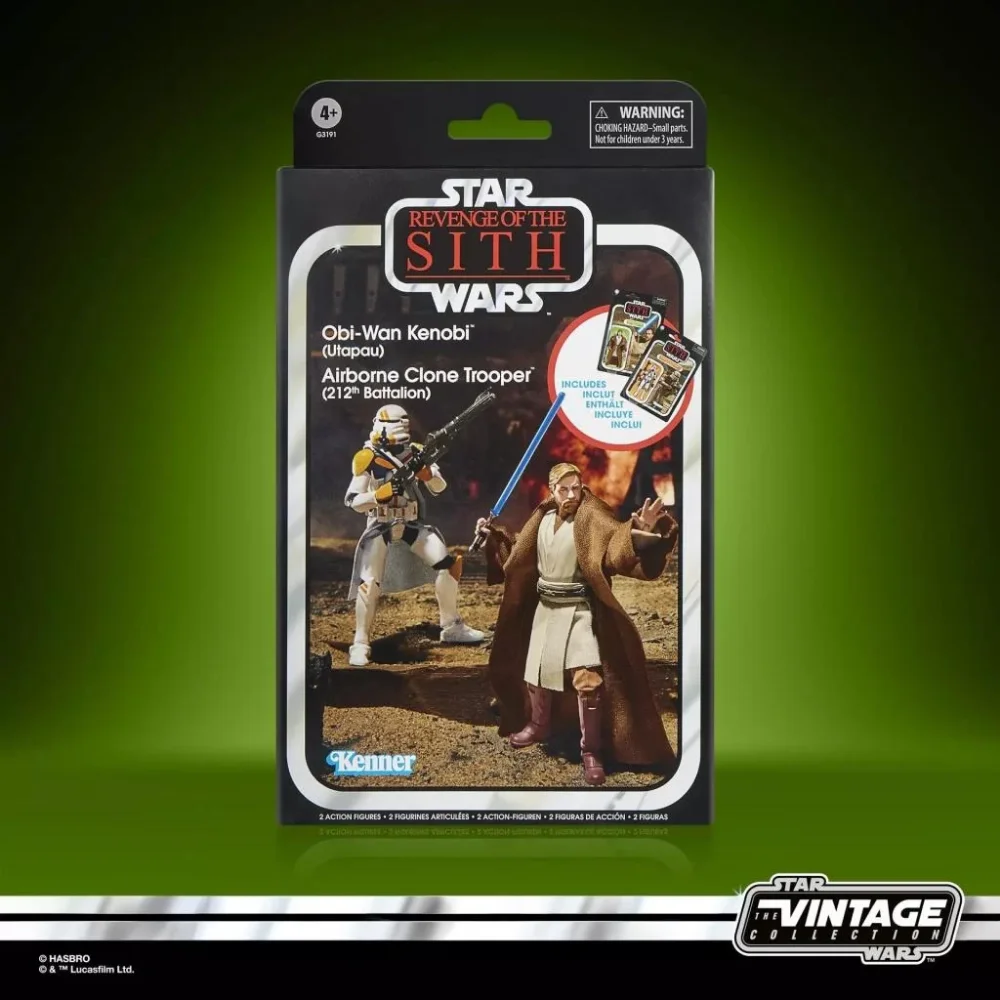 Star Wars Vintage Collection Obi-Wan Kenobi & Airborne Clone Trooper 2-Pack
