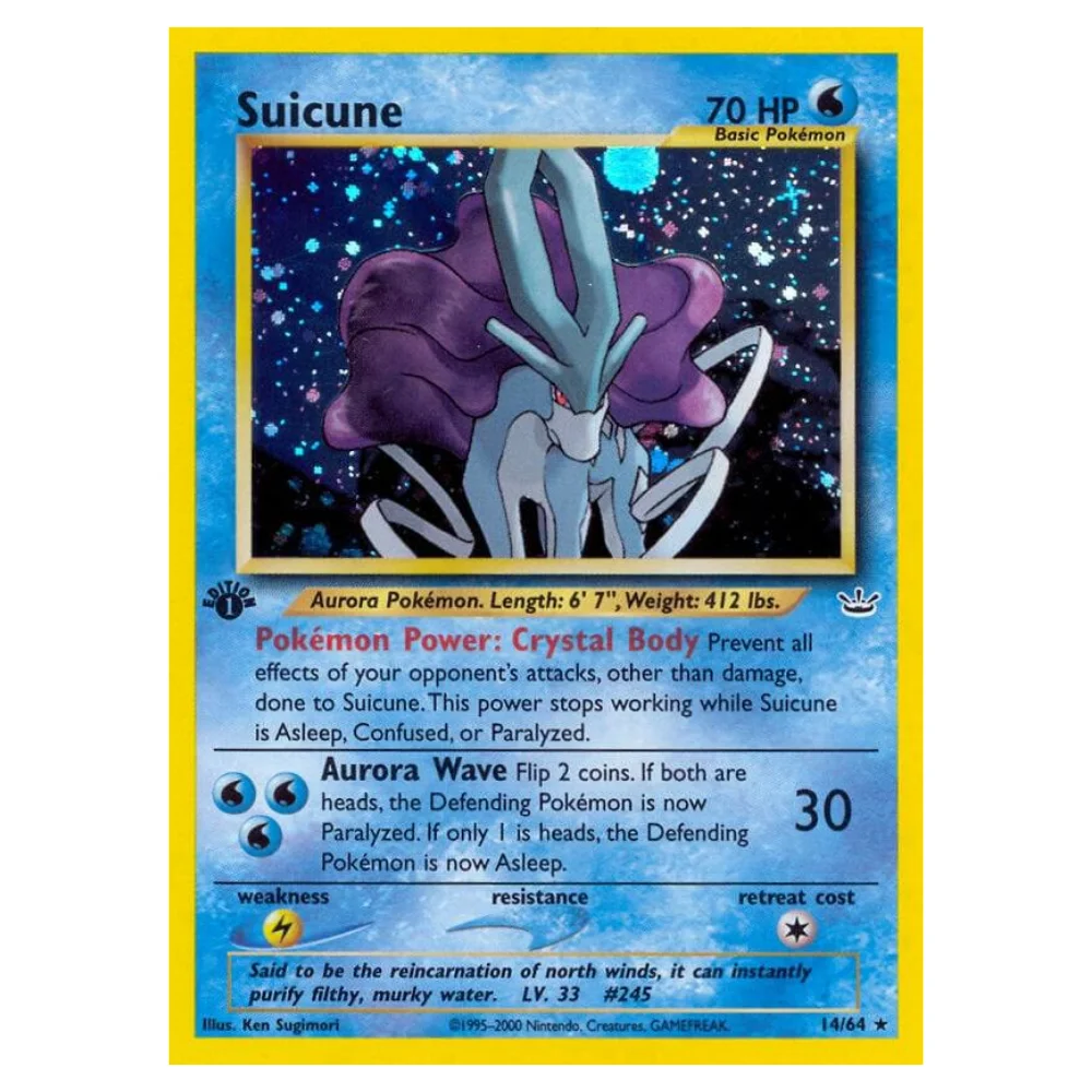 Pokémon TCG Neo Revelation Entei #6 Raikou #13 Suicune #14 3Lü Set - görsel 4