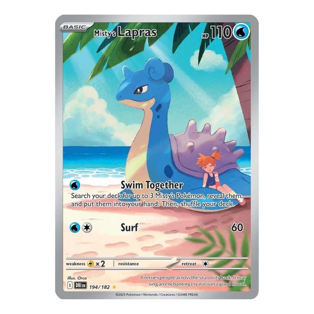 Misty's Lapras #194 Scarlet & Violet - Destined Rivals TCG