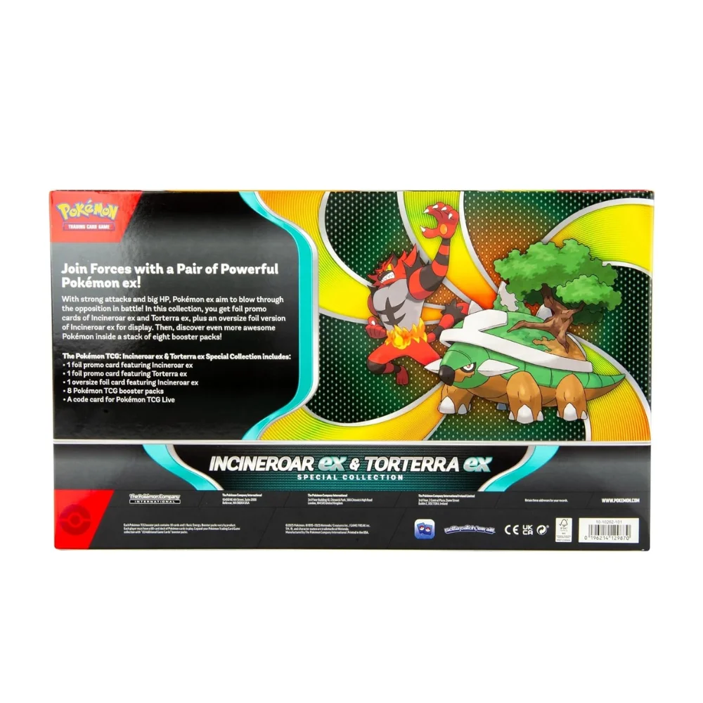 Pokémon TCG Incineroar ex & Torterra ex Special Collection - görsel 2