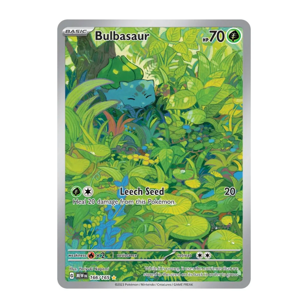 Pokemon TCG Bulbasaur #166 Scarlet & Violet 151