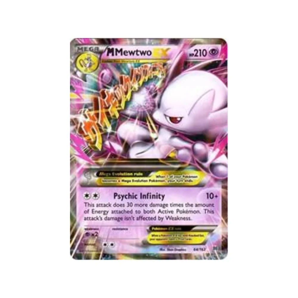 Mega M Mewtwo EX 64/162 XY Breakthrough (Holo Rare EX)