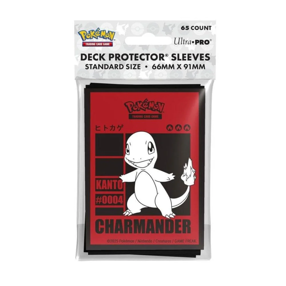 Ultra Pro Charmander Temalı 65 Adet Deck Protector Sleeve Kart Koruyucu