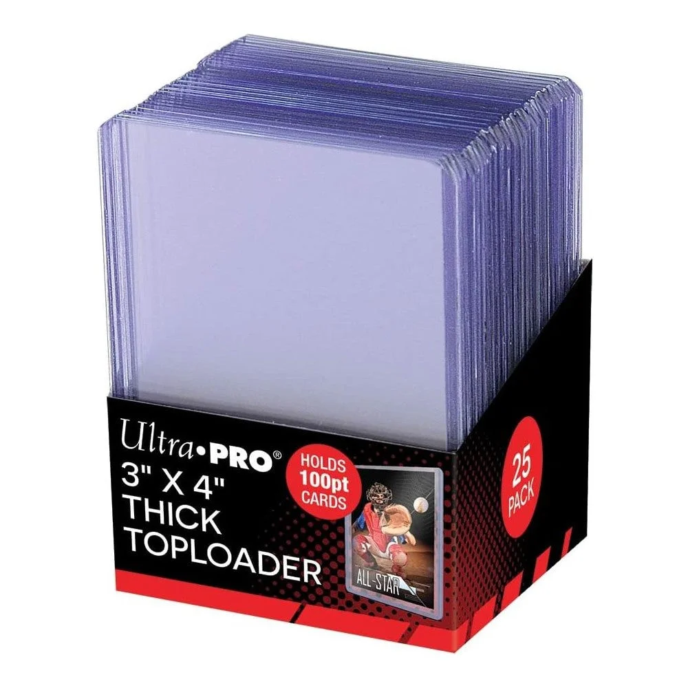 Ultra Pro 7,5cmx10cm Clear Regular Toploader 25'li