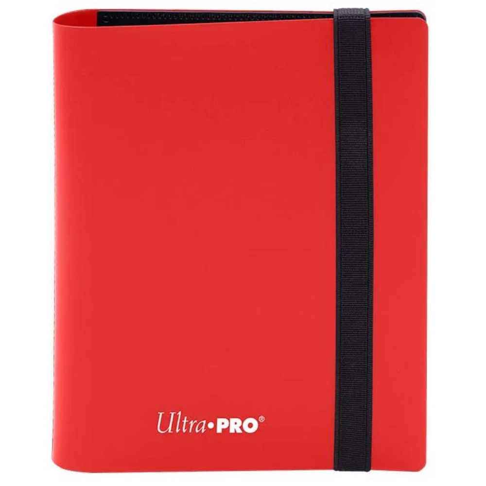 Ultra Pro Eclipse Binder 4 Cepli 160 Kart Kapasiteli Albüm Apple Red