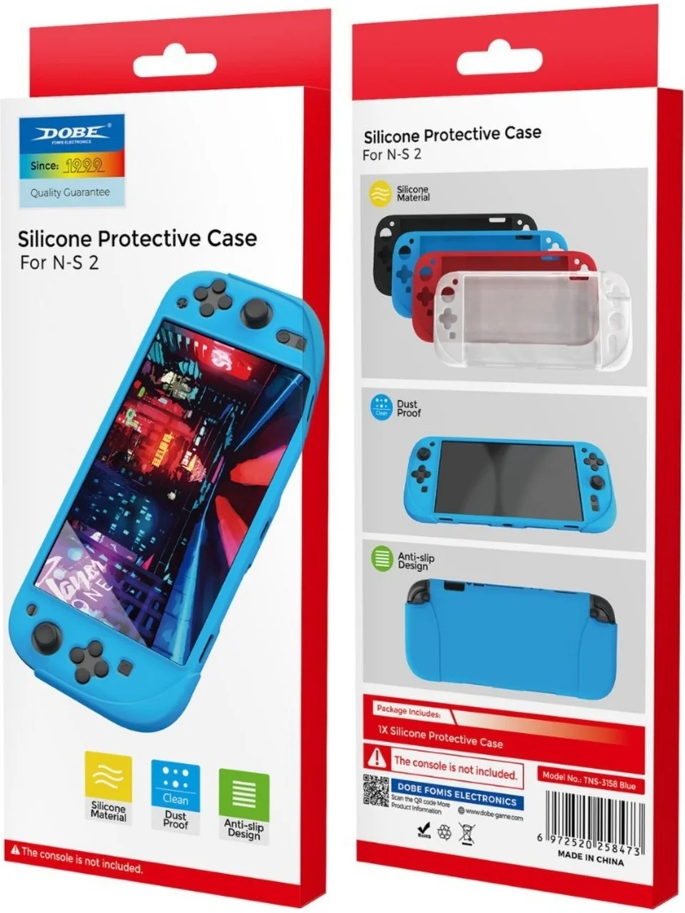Nintendo Switch 2 Yüksek Kalite Silikon Koruma Kılıf - Kırmızı - görsel 6