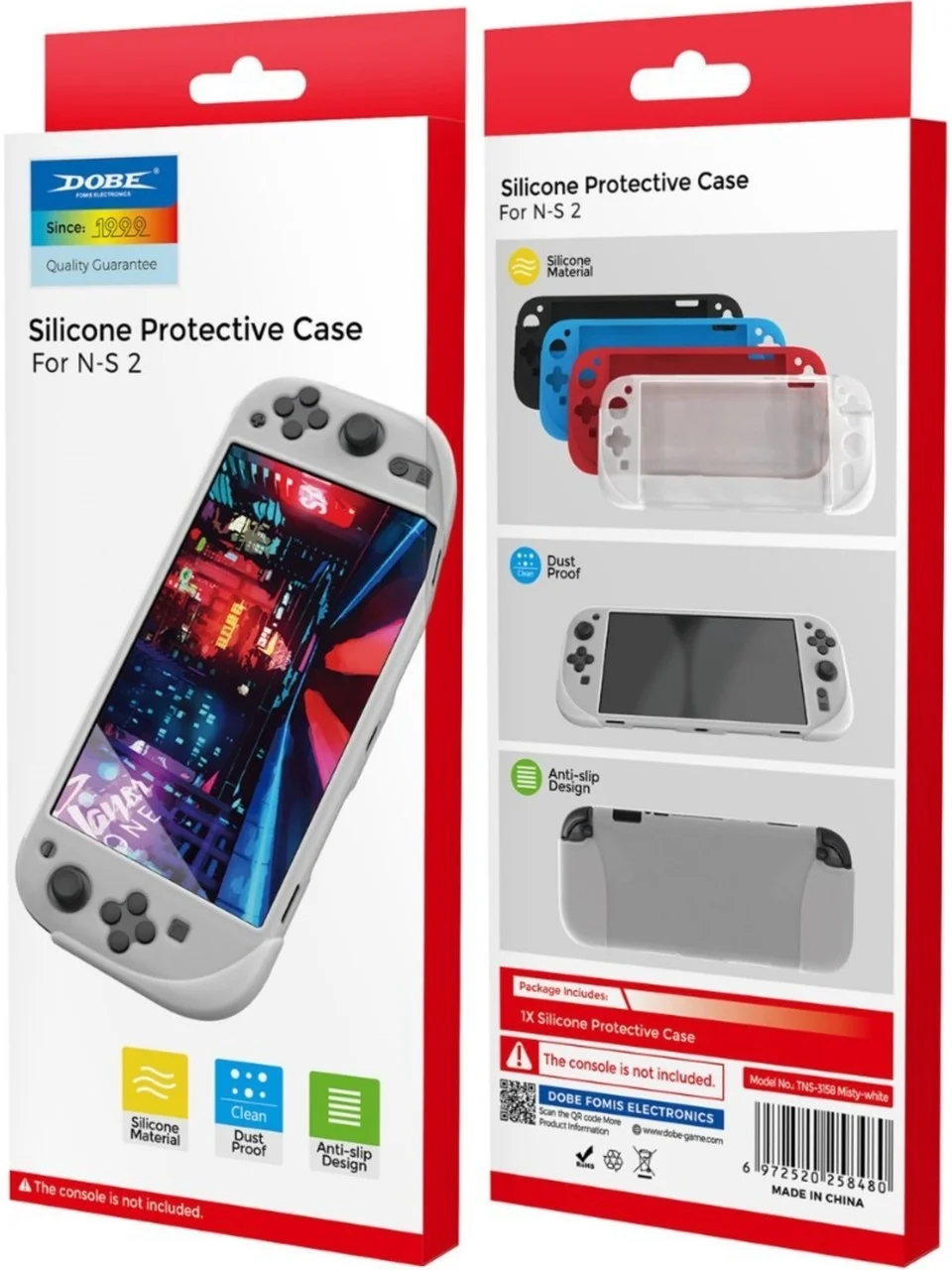 Nintendo Switch 2 Yüksek Kalite Silikon Koruma Kılıf - Kırmızı - görsel 7