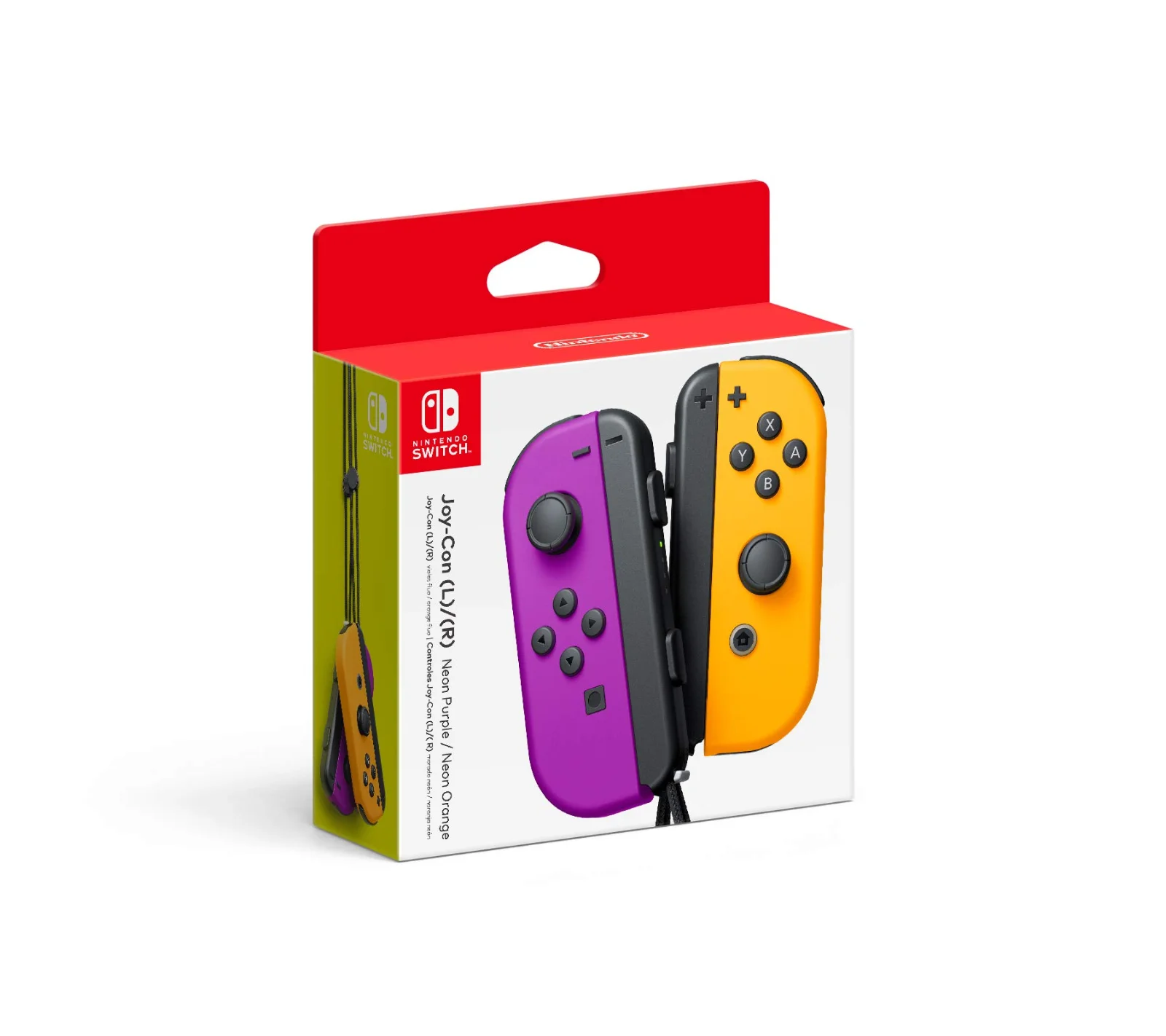 Nintendo Switch Joy-Con Controller Neon Mor Neon Turuncu
