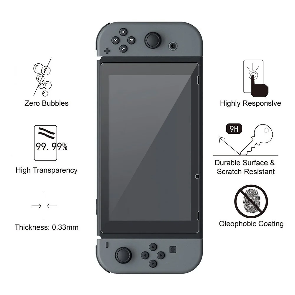TNP Products Nintendo Switch Temperli Cam Ekran Koruyucu (2 Paket) - görsel 2