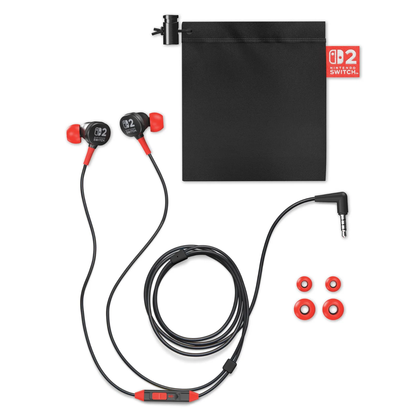 PowerA Wired Earbuds for Nintendo Switch 2 Black - görsel 6
