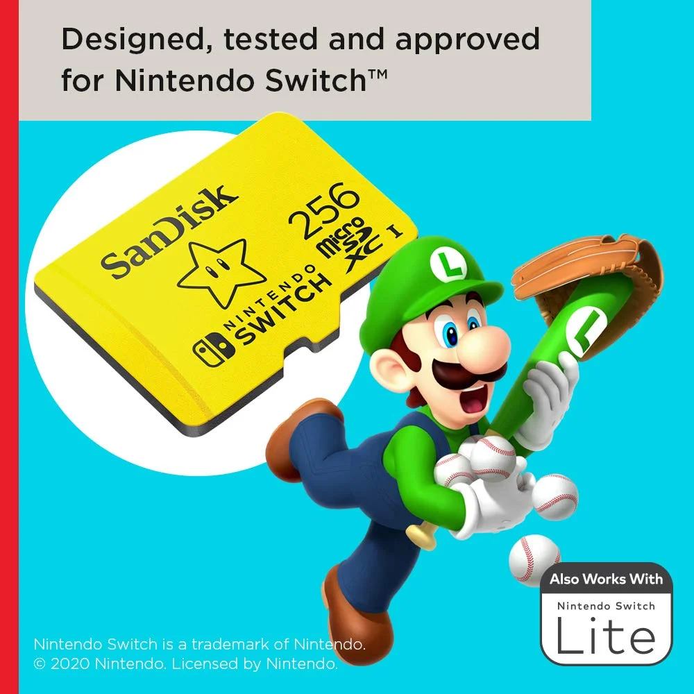 SanDisk microSD Express 256GB Mario Nintendo Switch 2 - görsel 5