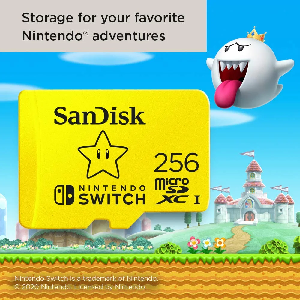 SanDisk microSD Express 256GB Mario Nintendo Switch 2 - görsel 6