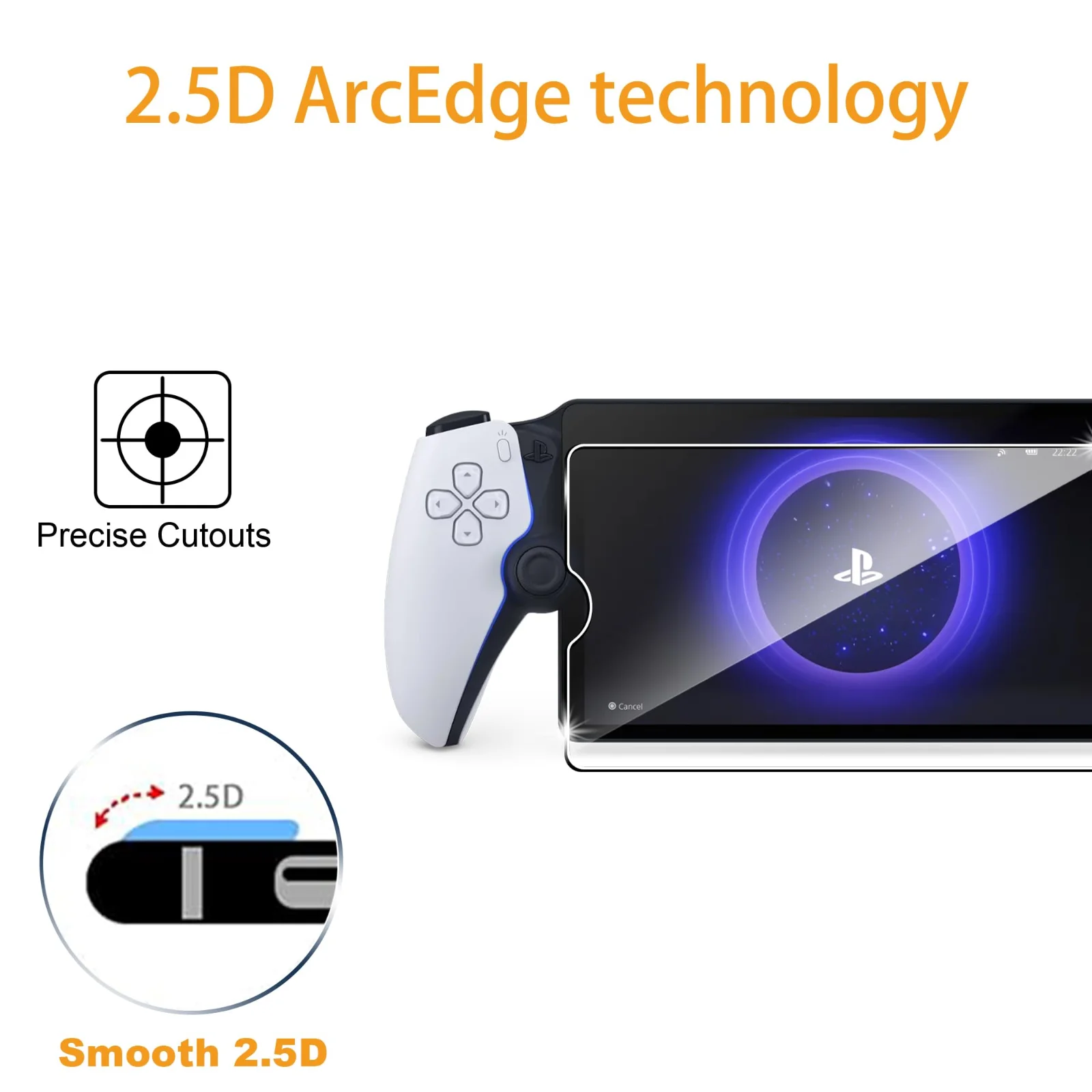 Sony PlayStation Portal 9H Cam Ekran Koruyucu (2 Adet) - görsel 3