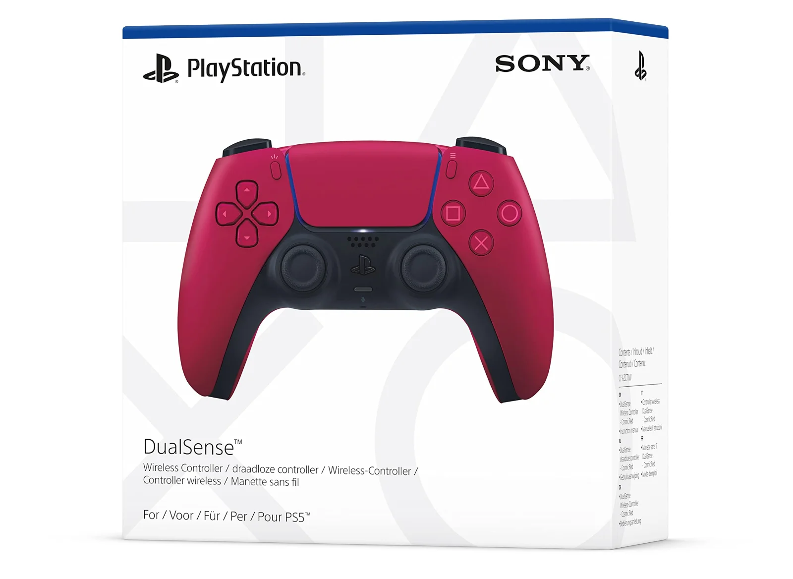 DualSense kablosuz kumanda Cosmic Red PS5 - görsel 2