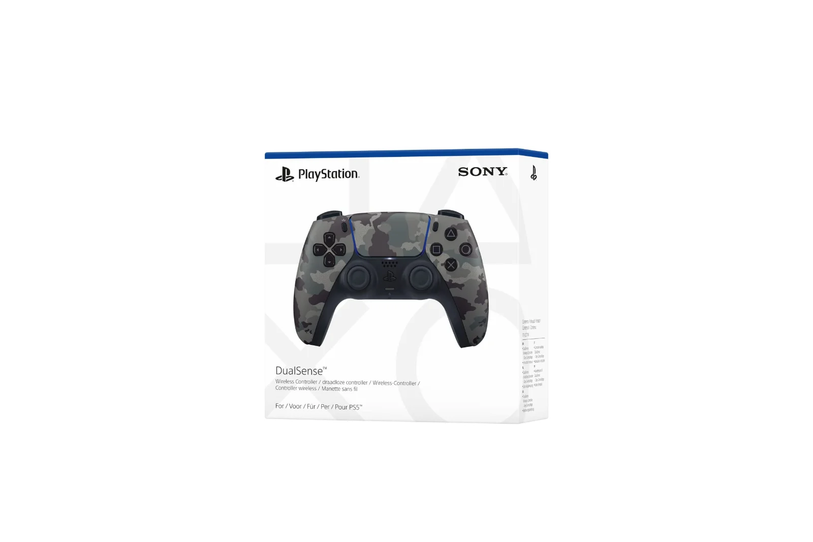 PlayStation DualSense Kablosuz Kumanda PS5 Gri Kamuflaj - görsel 5